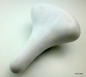 Preview: woman bicycle saddle white saddle clamp 80s 90s