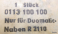 Preview: F&S Duomatic friction spring R 2110 Sachs spare part 0113 100 100