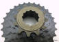 Preview: Shimano CS-HG50 HG Steckkranz Ritzelpaket 7 fach schwarz 12-14-16-18-21-24-28 Zähne 304g NOS