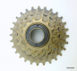 Preview: Shimano MF - Z012 INDEX freewheel sprocket BSA 5 speed burnished 14 to 28 teeth SIS shifting system friction road bike NOS