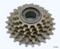 Preview: Shimano MF-Z012 INDEX Schraubkranz Zahnkranz BSA 6 fach brüniert 14-16-18-20-23-26 Zähne SIS-Schaltsystem Friktion Rennrad NOS