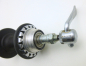 Preview: Weco Joytech Hinterrad Nabe Straightpull Speiche 36 Loch Schnellspanner Schraubkranz BSA 7 fach Rennrad 80er Jahre