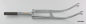 Preview: rigid fork 26 inch bicycle threaded shaft 1 inch 25.4mm steel frame silver metallic
