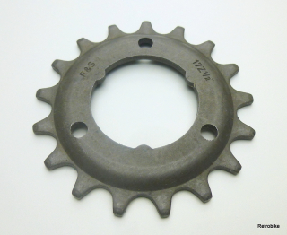 F&S Steckzahnkranz Zahnkranz  Ritzel 17Z Zahn 1/2 x 1/8“ 3 Gang Nabe NOS