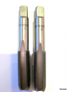 1 Set Fahrrad Pedal Gewindeschneider 9/16 Zoll  rechts und links Set