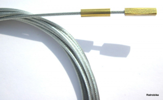 2000 mm shift cable pull cable crimp nipple brass Sachs Sram Torpedo 3 speed Pentasport 5 speed gear hub