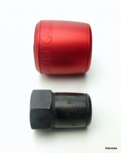 ABUS NutFix M10x1 red gravity technology component security solid axles rear wheel lock