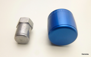 ABUS NutFix M9 x1 blau Gravitationstechnologie Diebstahlschutz Vollachse Vorderrad Laufrad