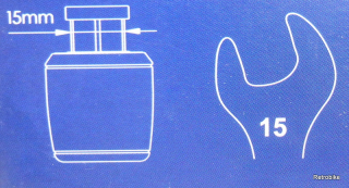 ABUS NutFix M9 x1 blau Gravitationstechnologie Diebstahlschutz Vollachse Vorderrad Laufrad
