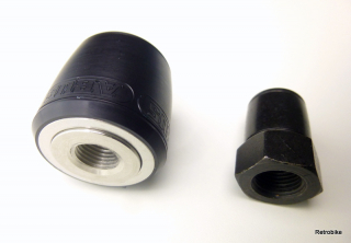 ABUS NutFix 3/8 Zoll schwarz Gravitationstechnologie Diebstahlschutz Vollachse Hinterrad Laufrad