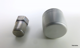 ABUS NutFix 3/8 Zoll silber Gravitationstechnologie Diebstahlschutz Vollachse Hinterrad Laufrad