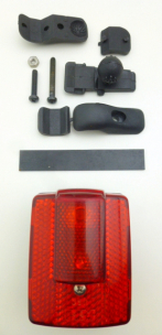 B&M Relite professional Bumm Dioden Rücklicht Sicherheitslicht rot Batterielicht