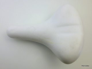 woman bicycle saddle white with saddle clamp