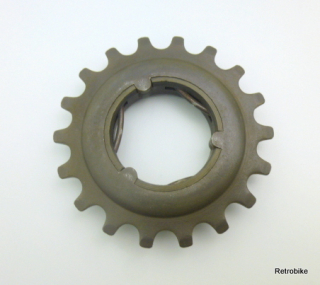 Doppel Steckritzel fixiert mit Federring 16 - 18 Zähne Antreiber mit 3 Nocken NOS