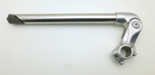 Ergotec Lenker Vorbau WH5202GK verstellbaren Schaftvorbau silber Niro 25,4mm Schaftdurchmesser City Trekking Fahrrad