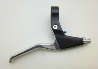 Fahrrad Bremshebel rechts Ø 22,2 mm Alu schwarz silber