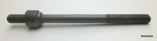 Fahrrad Hinterrad Achse FG 9,5 Gewindestange 3/8" x 26 Vollachse mit Festkonus schwarz HR Länge 146mm