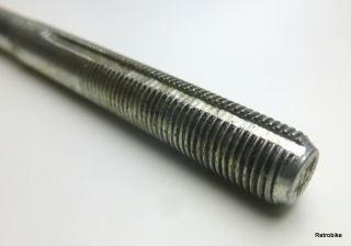 Fahrrad Hinterrad Achse FG 9,5 Gewindestange mit Nut-Fräsungen 3/8" x 26 Vollachse HR Länge 164mm