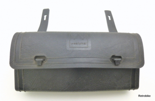 Fahrrad Satteltasche Werkzeugtasche Westphal schwarz 80er Jahre NOS
