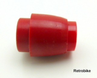 Fahrradbremse Anschlaghülse Bremshebel Bremszug Außenhülle 5mm Kunststoff  Rot NOS