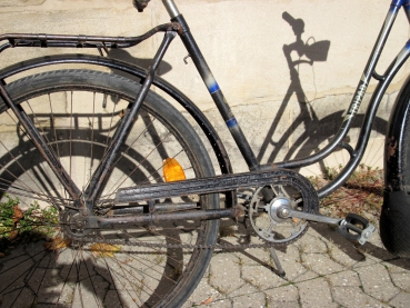 Tripad Padaborn Fahrradbau Damenfahrrad 1 Gang Freilaufnabe Fichtel & Sachs 50er Jahre