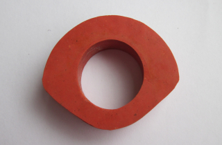 bicycle handlebar  chrome protection  rubber ring  30s  handlebars diameter  22mm