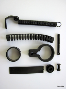 Bicycle steering damper frame diameter 28 - 60mm or 26 - 30mm