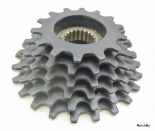 Maillard Atom 77 Compact freewheel sprocket 6 speed 14 to 24 teeth cogs BSA black 6 speed  NOS