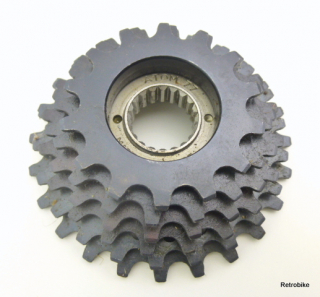 Maillard Atom 77 Compact freewheel sprocket 6 speed 14 to 24 teeth cogs BSA black 6 speed  NOS