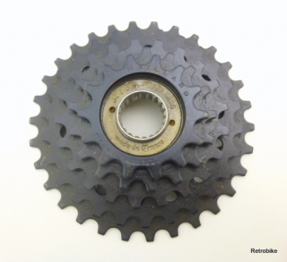 Maillard Atom free wheel sprocket 5 speed cogs 14 to 30 teeth BSA 60s NOS