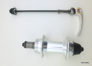 Quando Hinterrad Nabe Speiche 36 Loch Schnellspanner quick release Schraubkranz BSA 7 fach Rennrad