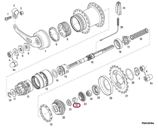 SRAM Leisure I3 I-Brake – Freno A Contropedale Accoppiatore, Ricambio Bici