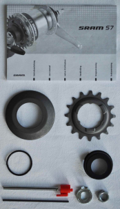 SRAM S7 or P5 accessory set  wear and repair set