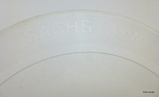 Sachs 3x7 Gang Speichenschutzscheibe Dual Drive Kunststoff durchsichtig
