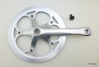 Sachs AC130 Rennrad Kurbel 1 fach 48 170 Alu Hosenschutzring bash guard