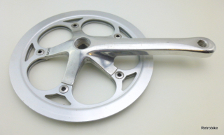 Sachs AC130 Rennrad Kurbel 1 fach 48 170 Alu Hosenschutzring bash guard