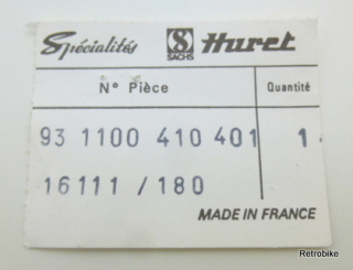 Sachs Huret Elysee thumb lever 7 speed rear derailleur shift cable outer casing white road bike set 90s