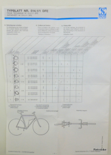 Sachs Huret Elysee Typblatt Nr. 514.1/1 DFE Betriebsanleitung