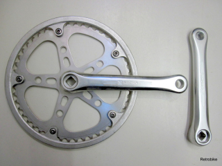 Sachs Rennrad Kurbel 1fach 48 170 Alu Hosenschutzring