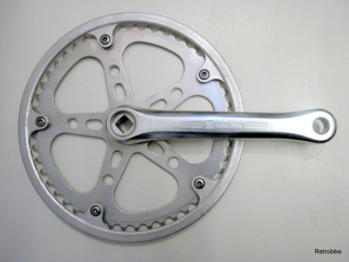 Preview: Sachs Rennrad Kurbel 1fach 48 170 Alu Hosenschutzring