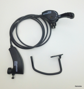 Sachs Pentasport Typ H 5213 gear hub cable 1400mm set accessory 1. Generation 1 shift cable black elongated click box NOS