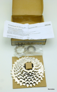 Sachs Power Glide Kassette Steckkranz 8 fach silber 14-32 Zähne MTB ATB Teilenummer 60 1000 060 002 NOS