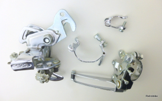 Sachs Sport Super 6100 C/CR Schaltwerk Rennrad Kettenschaltung 4 teilig Info Betriebsanleitung NOS