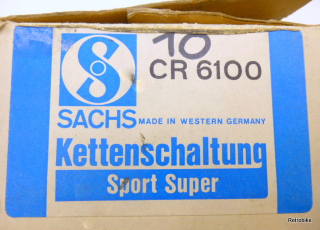 Sachs Sport Super 6100 C/CR Schaltwerk Rennrad Kettenschaltung 4 teilig Info Betriebsanleitung NOS