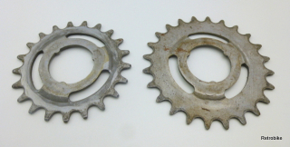 Sachs Torpedo 2x3 Doppel Steckritzel Set 21 - 24 Zähne einseitig plan gefräst