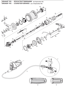 Sram P5 Spectro Getriebenabe NOS