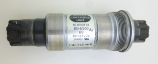 Shimano BB-ES50 bottom bracket Octalink V2 68 axle 113mm BC 1.37x24 113mm 254g MTB