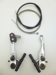 Shimano BR-M280 V-brake Felgenbremse silber 90er Jahre