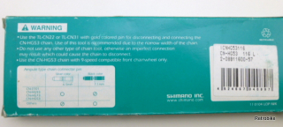 Shimano CN-HG53 Super Narrow Fahrradkette Hyper Glide HG 1/2 x 3/32" 9 fach 3x9 116 Links NOS