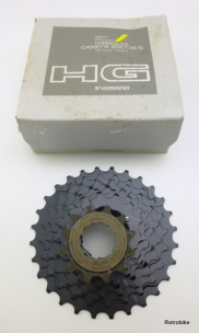 Shimano CS-HG50 HG Steckkranz Ritzelpaket 7 fach schwarz 12-14-16-18-21-24-28 Zähne 304g NOS